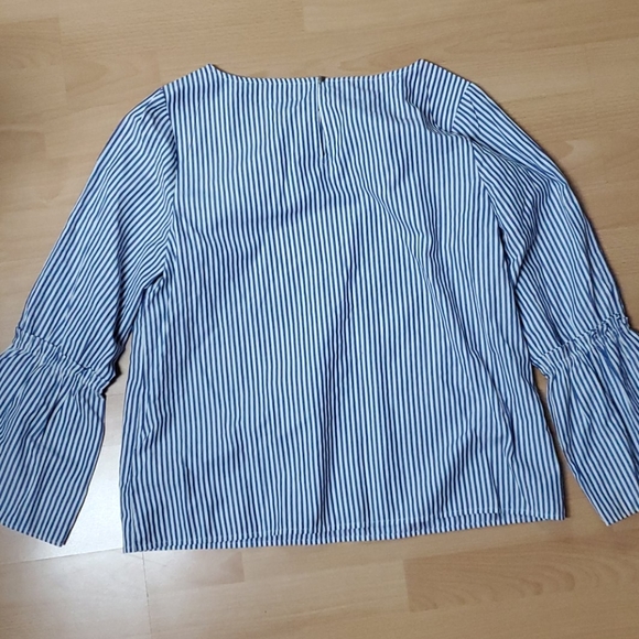 NEW Tommy Hilfiger blouse striped bell sleeves - Picture 5 of 5